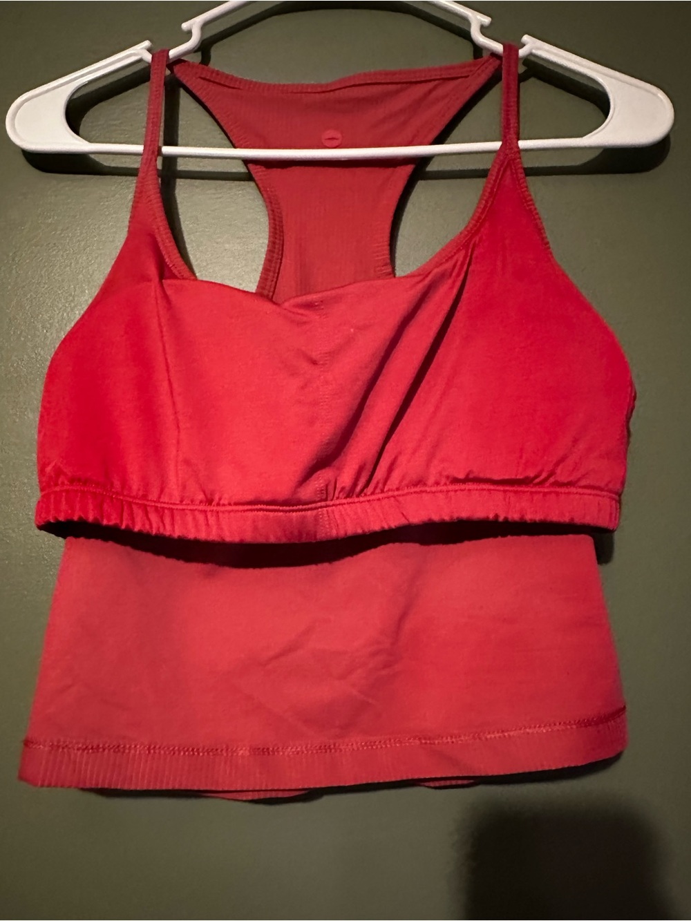 ⭐️ Pink Ribbed Racerback Crop Tank - Picture 6 of 8
